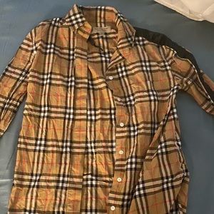 Burberrry women satin stripe vintage